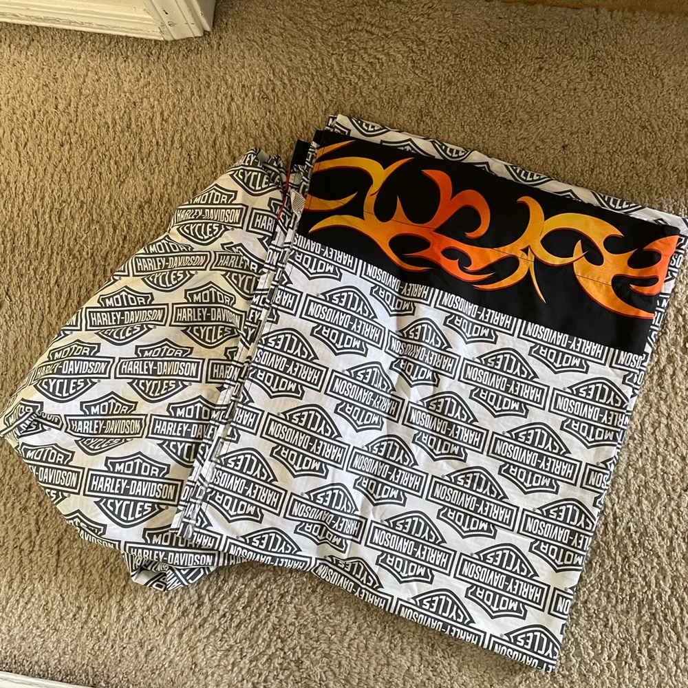 Harley Davidson bed set